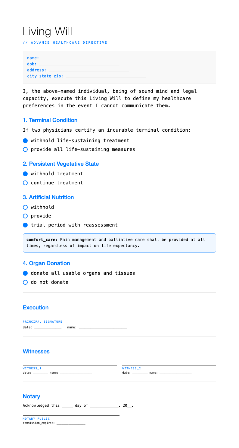 Tech Minimalist living will